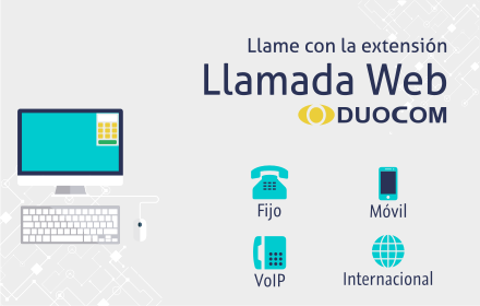 Extensión Llamada Web de Duocom para Chrome